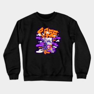 Dope tomato soup with free spirit illustration Crewneck Sweatshirt